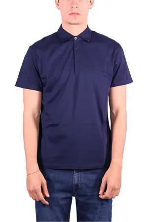 KANGRA CASHMERE Koszulki, Mężczyzna, Niebieski, 2XL, Niebieskie T-shirty i Pola