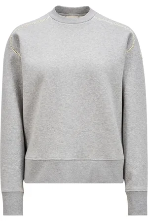 Moncler Bluzy, Kobieta, Szary, M, Stylowy Sweter z Kapturem dla Mężczyzn