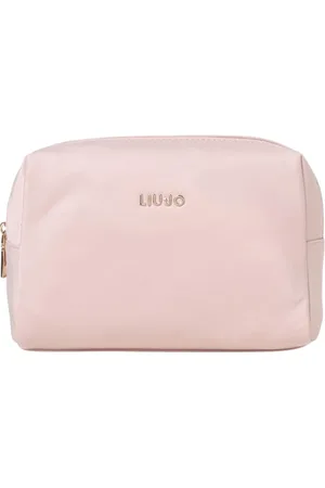 Liu Jo Torebki, Kobieta, Różowy, ONE SIZE, Nylon, Elegancki Kosmetyczny Pokrowiec Na Zamek