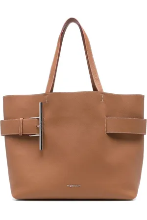 Alexander McQueen Torebki, Kobieta, brązowy, ONE SIZE, Brązowa torba Shopper