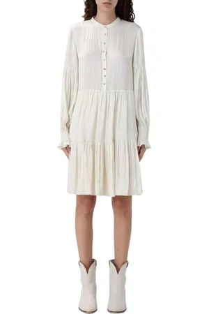 Zadig & Voltaire Sukienki, Kobieta, Biały, XS, Elegancka Biała Mini Sukienka
