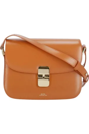 A.P.C. Torebki, Kobieta, brązowy, ONE SIZE, Brązowa skórzana torba na ramię