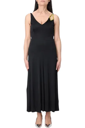 Lanvin Sukienki, Kobieta, Czarny, S, Elegancka Czarna Sukienka Maxi