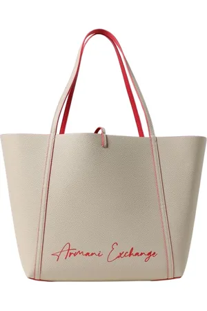 Armani Exchange Torebki, Kobieta, Beżowy, ONE SIZE, Czarna Torebka Podpisowa