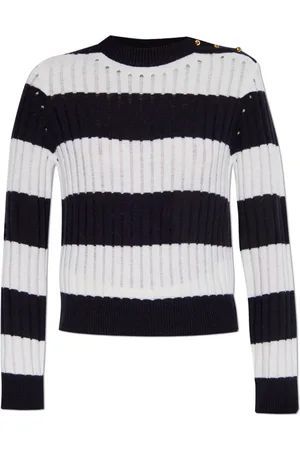 Max Mara Swetry, Kobieta, Biały, L, Wełna, Sweter Alfeo