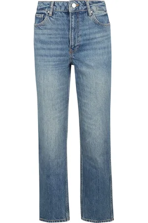 ANINE BING Jeansy, Kobieta, Niebieski, W28, Denim, Vintage High-Waisted Jeansy