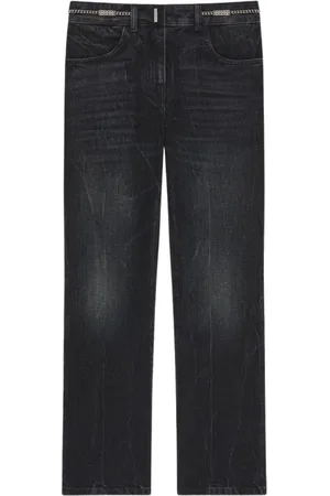 Givenchy Jeansy, Kobieta, Czarny, W25, Denim, Jeansyy z łańcuchem