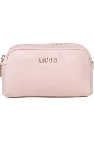 Liu Jo Torebki, Kobieta, Różowy, ONE SIZE, Nylon, Czarna Kosmetyczka Organizer