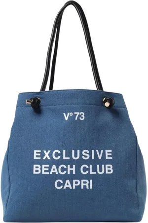 V°73 Torebki, Kobieta, Niebieski, ONE SIZE, Elegancka torba Beach Club