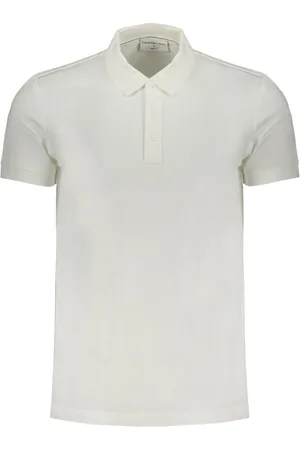 Calvin Klein Koszulki, Mężczyzna, Biały, L, Odzież