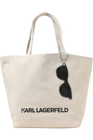 Karl Lagerfeld Torebki, Kobieta, Czarny, ONE SIZE, Torba na okulary przeciwsłoneczne z płótna