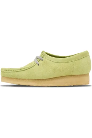 Clarks Buty, Kobieta, Zielony, 40 EU, Zamsz, Wallabee Suede Laced Buty