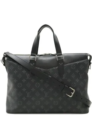 LOUIS VUITTON Pre-owned, Mężczyzna, Czarny, ONE SIZE, Skóra, Pre-owned Canvas briefcases