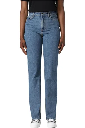 Burberry Jeansy, Kobieta, Niebieski, W26, Denim, Niebieskie Straight Leg Jeansy