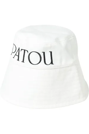 Patou Akcesoria, Kobieta, Biały, M, Elegant Logo Bucket Hat