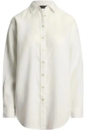 Ralph Lauren Bluzki, Kobieta, Biały, S, Lauren Koszule Białe