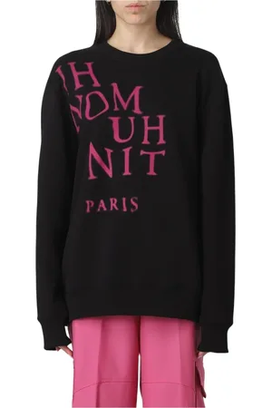 Ih Nom Uh Nit Bluzy, Kobieta, Czarny, XL, Czarny Paris Crewneck Sweatshirt
