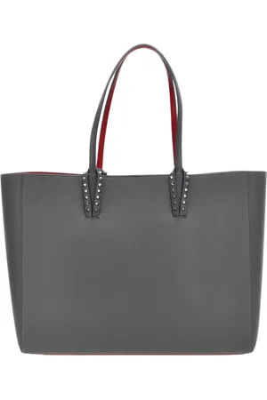 Christian Louboutin Torebki, Kobieta, Szary, ONE SIZE, Zamsz, Szara torba z kolcami