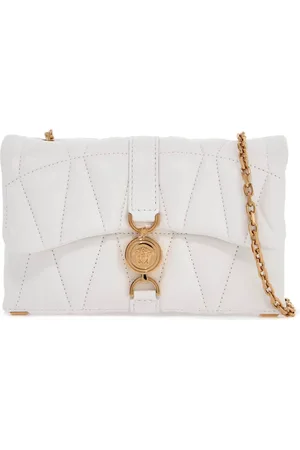 VERSACE Torebki, Kobieta, Biały, ONE SIZE, Klejnotowa torba mini z napy