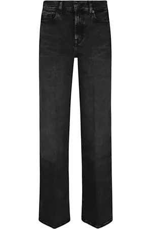 7 for all Mankind Jeansy, Kobieta, Czarny, W24, Czarne jeansy dla kobiet