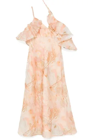ZIMMERMANN Sukienki, Kobieta, Wielobarwność, S, Sukienka Flutter Slip
