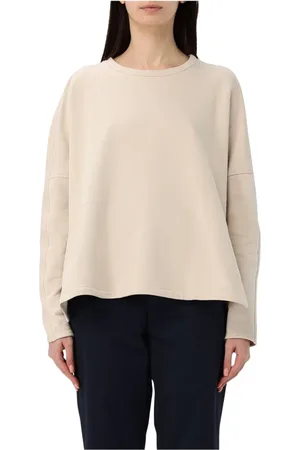 Dondup Bluzy, Kobieta, Beżowy, XL, Beżowy Sweter z luźnym krojem