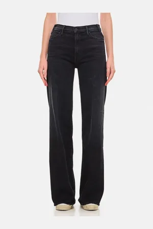Mother Jeansy, Kobieta, Czarny, W31, Czarne Wide Leg Jeansy