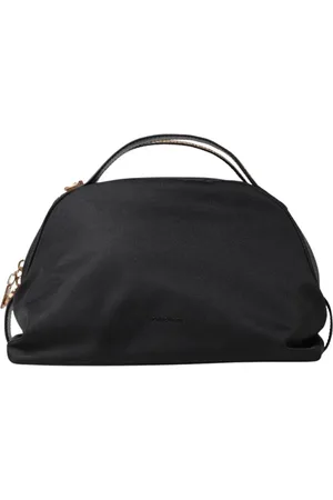 Borbonese Torebki, Kobieta, Czarny, ONE SIZE, Nylon, Stylowa Czarna Torba na Ramię