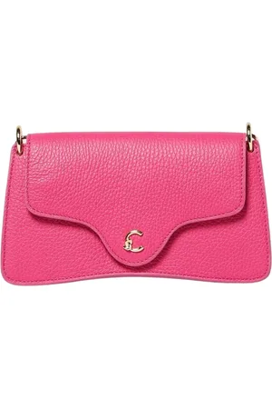 Coccinelle Torebki, Kobieta, Różowy, ONE SIZE, Elegancka Skórzana Torebka Clutch