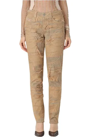 Diesel Jeansy, Kobieta, Beżowy, W30, Beżowe Dżinsy Skinny dla Kobiet