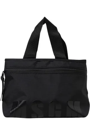Msgm Torebki, Kobieta, Czarny, ONE SIZE, Nylon, Czarna Torba Torebka dla Kobiet