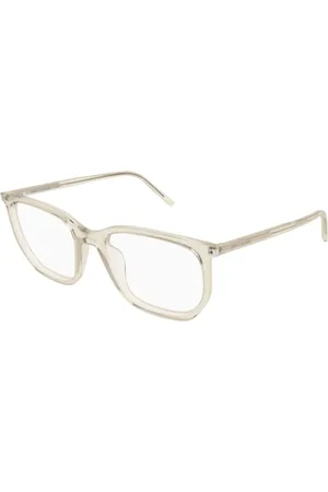 Saint Laurent Akcesoria, unisex, Beżowy, ONE SIZE, Stylowe okulary dla Twojego looku