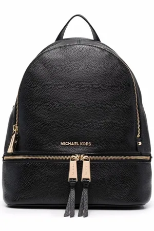 Michael Kors Torebki, Kobieta, Czarny, ONE SIZE, Skóra, Plecak ze skóry ziarnistej