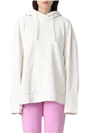 Marc Jacobs Bluzy, Kobieta, Biały, S, Biała Oversized Hoodie Luźny Fason
