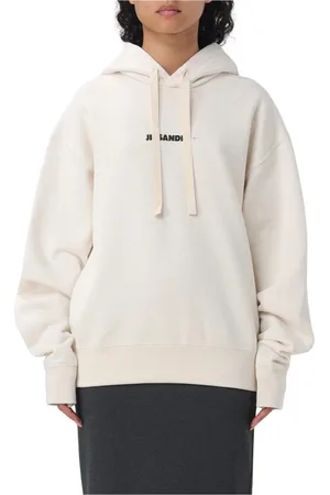 Jil Sander Bluzy, Kobieta, Beżowy, S, Bluza w Luźnym Stylu