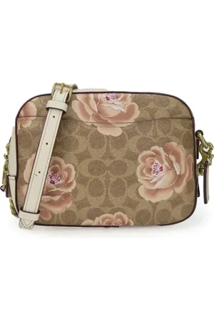 Coach Pre-owned, Kobieta, Beżowy, ONE SIZE, Pre-owned skórzane torby na ramię