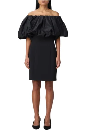 Pinko Sukienki, Kobieta, Czarny, XS, Elegancka Sukienka Bodycon Czarna