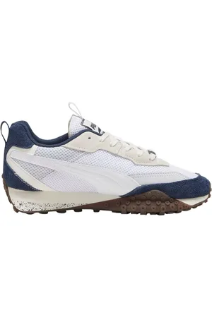 PUMA Buty, Mężczyzna, Wielobarwność, 42 1/2 EU, Preppy Rider Blktop Warm White-Blue