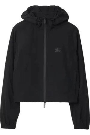 Burberry Kurtki, Kobieta, Czarny, M, Czarne Okulary W Stylu Trójkąta