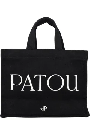 Patou Torebki, Kobieta, Czarny, ONE SIZE, Torba na ramię z płótna Elegancka Wielofunkcyjna Elegancka
