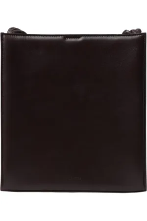 Jil Sander Torebki, Kobieta, brązowy, ONE SIZE, Brązowa skórzana kopertówka