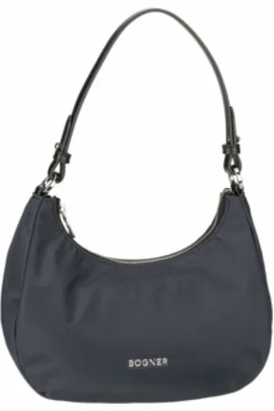 Bogner Torebki, Kobieta, Niebieski, ONE SIZE, Len, Niebieska Torba Melene SVZ