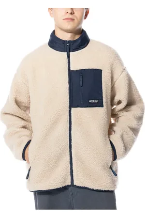 Gramicci Bluzy, Mężczyzna, Beżowy, XL, Kurtka Sherpa