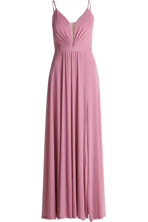 Vera Mont Sukienki, Kobieta, Różowy, M, Elegancka Sukienka Wieczorowa z Nitką Lurex