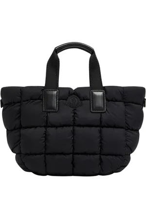 Moncler Torebki, Kobieta, Czarny, ONE SIZE, Nylon, Pikowana Torba Torebka Stylowa i Praktyczna
