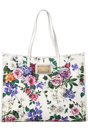 Dolce & Gabbana Torebki, Kobieta, Wielobarwność, ONE SIZE, Kwiatowa Torba Torebka