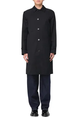 Burberry Płaszcze, Mężczyzna, Czarny, XL, Czarny Trencz Ponadczasowy