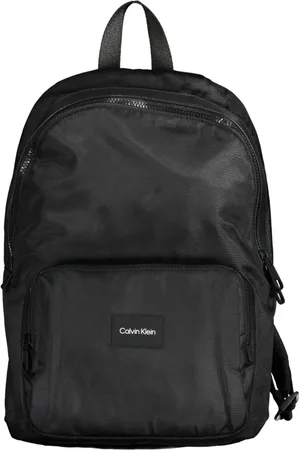 Calvin Klein Torebki, Mężczyzna, Czarny, ONE SIZE, Czarny plecak męski z regulowanymi paskami