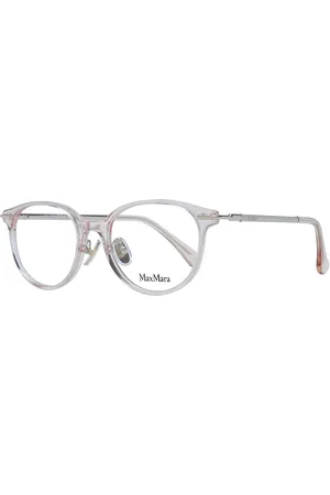Max Mara Akcesoria, Kobieta, Różowy, ONE SIZE, Różowe Okulary Optyczne Motylek