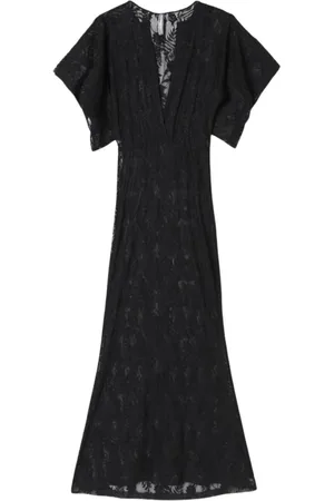 Elisabetta Franchi Sukienki, Kobieta, Czarny, XS, Elegancka Czarna Sukienka Midi z Paskiem